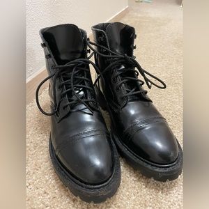 Thursday boot co. captain stormking lug sole boots black sz women’s 10